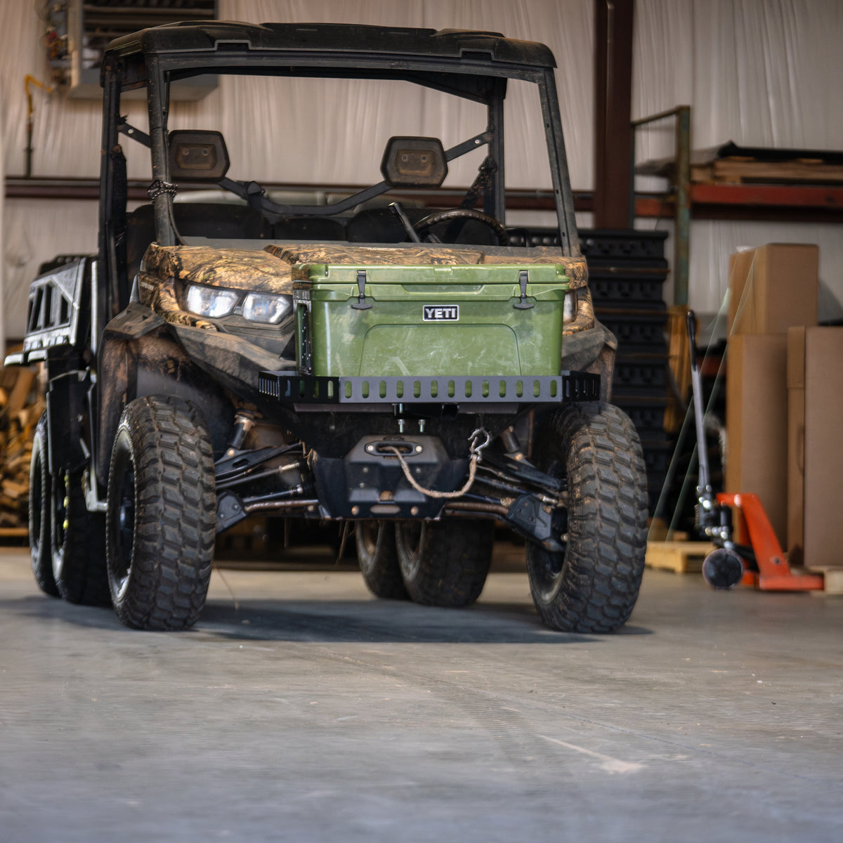 The QR UTV Hitch Carrier