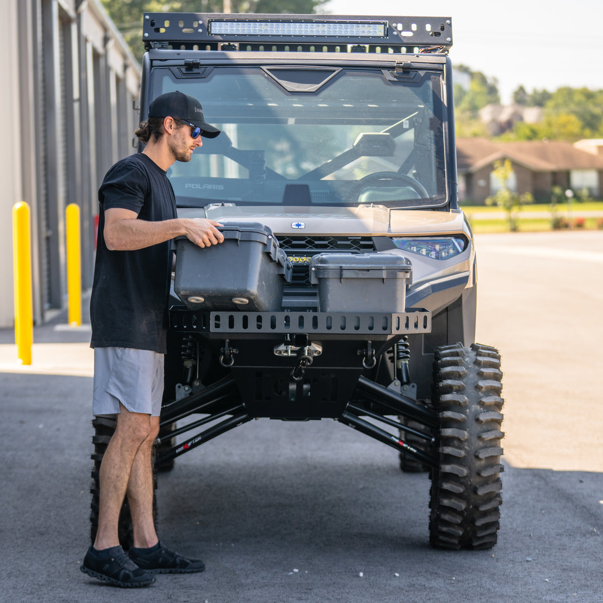 The QR UTV Hitch Carrier