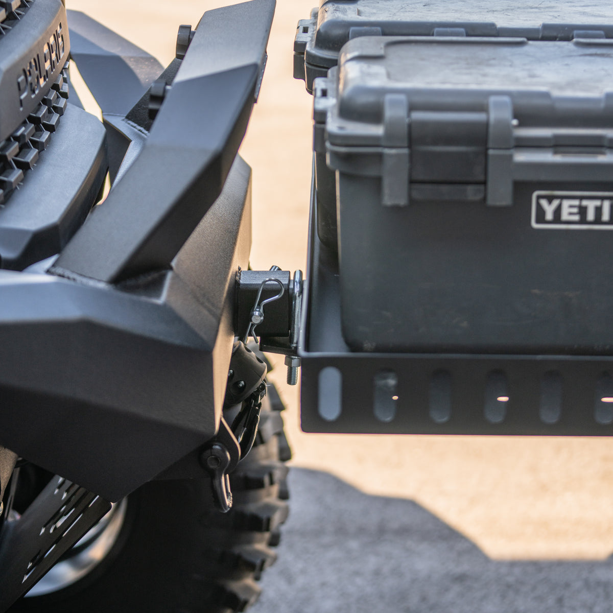 The QR UTV Hitch Carrier