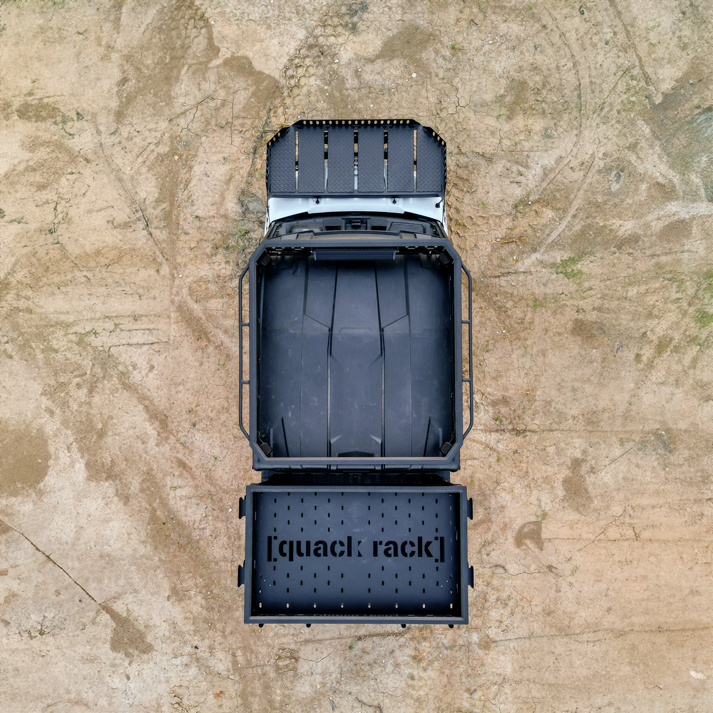 Quack Rack Front The QR Roof Basket-Pro – QuackRack